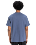 The Quiksilver Mens Mercury Tribe T-Shirt in Vintage Indigo