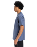 The Quiksilver Mens Mercury Tribe T-Shirt in Vintage Indigo