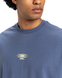 The Quiksilver Mens Mercury Tribe T-Shirt in Vintage Indigo