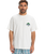 The Quiksilver Mens Global Heat Crystal Jet T-Shirt in Snow White