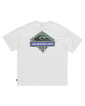 The Quiksilver Mens Global Heat Crystal Jet T-Shirt in Snow White