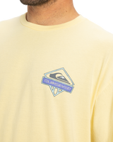 The Quiksilver Mens Global Heat Crystal Jet T-Shirt in Popcorn