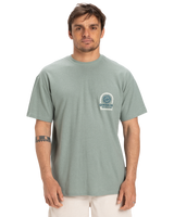 The Quiksilver Mens Sun Power T-Shirt in Chinois Green