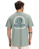 The Quiksilver Mens Sun Power T-Shirt in Chinois Green