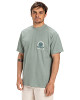 The Quiksilver Mens Sun Power T-Shirt in Chinois Green