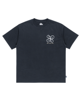 The Quiksilver Mens Outside Inside T-Shirt in Black