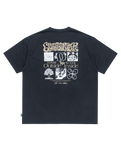 The Quiksilver Mens Outside Inside T-Shirt in Black