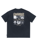 The Quiksilver Mens Outside Inside T-Shirt in Black