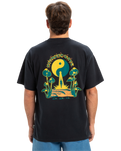 The Quiksilver Mens Hypnotic Wave T-Shirt in Black
