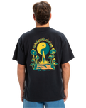 The Quiksilver Mens Hypnotic Wave T-Shirt in Black