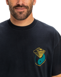 The Quiksilver Mens Hypnotic Wave T-Shirt in Black