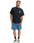 The Quiksilver Mens Hypnotic Wave T-Shirt in Black