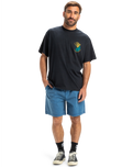 The Quiksilver Mens Hypnotic Wave T-Shirt in Black
