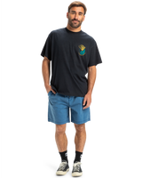 The Quiksilver Mens Hypnotic Wave T-Shirt in Black