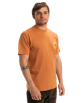 The Quiksilver Mens EVO Roads End T-Shirt in Bran