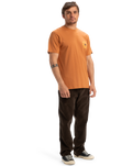 The Quiksilver Mens EVO Roads End T-Shirt in Bran