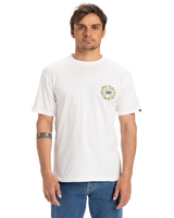 The Quiksilver Mens EVO Roads End T-Shirt in Snow White