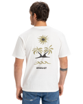 The Quiksilver Mens EVO Roads End T-Shirt in Snow White