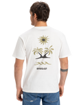 The Quiksilver Mens EVO Roads End T-Shirt in Snow White