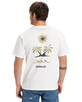 The Quiksilver Mens EVO Roads End T-Shirt in Snow White