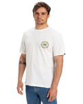 The Quiksilver Mens EVO Roads End T-Shirt in Snow White