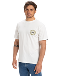 The Quiksilver Mens EVO Roads End T-Shirt in Snow White