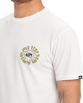 The Quiksilver Mens EVO Roads End T-Shirt in Snow White