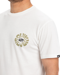 The Quiksilver Mens EVO Roads End T-Shirt in Snow White