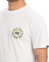 The Quiksilver Mens EVO Roads End T-Shirt in Snow White