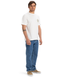 The Quiksilver Mens EVO Roads End T-Shirt in Snow White