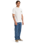 The Quiksilver Mens EVO Roads End T-Shirt in Snow White