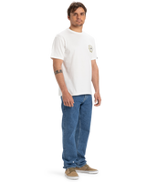 The Quiksilver Mens EVO Roads End T-Shirt in Snow White