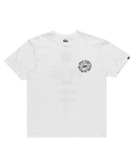 The Quiksilver Mens EVO Roads End T-Shirt in Snow White
