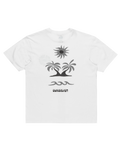 The Quiksilver Mens EVO Roads End T-Shirt in Snow White