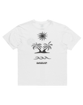 The Quiksilver Mens EVO Roads End T-Shirt in Snow White