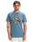 The Quiksilver Mens EVO Bubble Wrapped T-Shirt in Coronet Blue