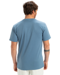 The Quiksilver Mens EVO Bubble Wrapped T-Shirt in Coronet Blue