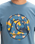 The Quiksilver Mens EVO Bubble Wrapped T-Shirt in Coronet Blue