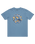 The Quiksilver Mens EVO Bubble Wrapped T-Shirt in Coronet Blue