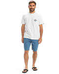 The Quiksilver Mens EVO Future Island T-Shirt in Snow White