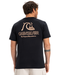 The Quiksilver Mens EVO Original BS T-Shirt in Black