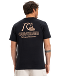 The Quiksilver Mens EVO Original BS T-Shirt in Black