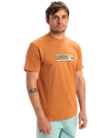 The Quiksilver Mens EVO Endless Type T-Shirt in Bran