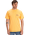 The Quiksilver Mens EV Mini Logo T-Shirt in Chamois