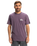 The Quiksilver Mens EV Mini Logo T-Shirt in Vintage Violet