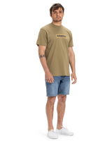 The Quiksilver Mens EV Sun Dagger T-Shirt in Aloe