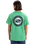 The Quiksilver Mens Circle Back T-Shirt in Green Spruce