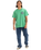 The Quiksilver Mens Circle Back T-Shirt in Green Spruce