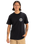 The Quiksilver Mens Circle Back T-Shirt in Black
