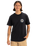 The Quiksilver Mens Circle Back T-Shirt in Black